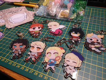 Dungeon Meshi keychains