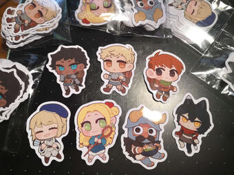 Dungeon Meshi stickers