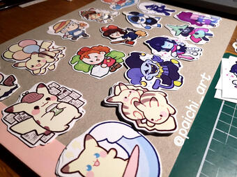 Assortment of stickers